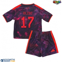 Otroški Nogometni dresi Bayern Munich Michael Olise #17 Tretji 2026-27 Kratek Rokav (+ Kratke hlače)